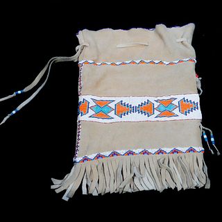 Native American Soft Skin Pouch.
