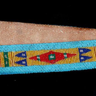 Native American Beaded Belt.