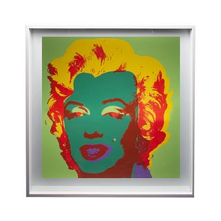 ANDY WARHOL (Pittsburgh, 1928-Nueva York, 1987) Marilyn Monroe II.25 Serigrafía sin número de tiraje Enmarcada 91.4 x 91.4 c...