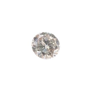 Diamante sin montar corte brillante calidad I3 ~0.19 ct.