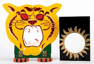 Safari. Columbus: MAK Magic, ca. 1970s. A large painted tiger's head facilitates a wrist-chopping effect in which the spectator's arm is unscathed by 