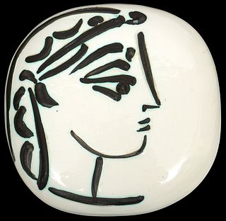 Picasso Madoura 'Profil de Jacqueline' Ceramic