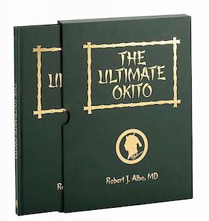 Albo, Robert. The Ultimate Okito. Doug Pearson, 2007. Publisher's green cloth stamped in gilt, in slipcase. With eight-disc portfolio of DVDs. Illustr