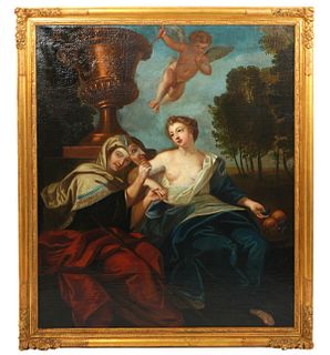18th Ct. Italian Allegorical Oil Painting