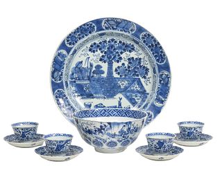 10 Pcs. Chinese Blue & White Porcelain
