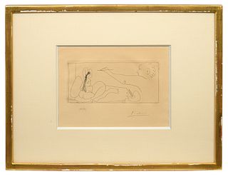 Pablo Picasso Etching 'Les Dames de Mougins'