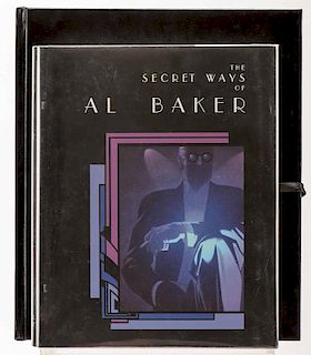 Karr, Todd (ed.). The Secret Ways of Al Baker. Seattle: The Miracle Factory, 2003. Number 19 from the deluxe edition of 100 copies bound in black leat
