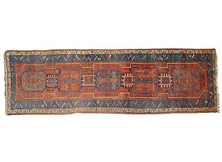 Antique Persian Karaja Heriz Runner