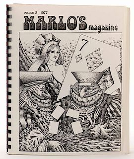 Marlo, Ed. Marlo's Magazine Vol. 2. Chicago, 1977. Comb-bound pictorial wraps. Illustrated. 4to. Number 326 from the publisher's limited first edition