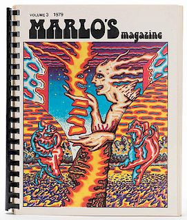 Marlo, Ed. Marlo's Magazine Vol. 3. Chicago, 1979. Comb-bound pictorial color wraps. Illustrated. 4to. Number 370 from the publisher's limited first e