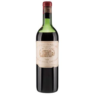 Château Margaux. Cosecha 1960. Grand Vin. Premier Grand Cru Classé. Margaux. Calificación: 91 / 100.