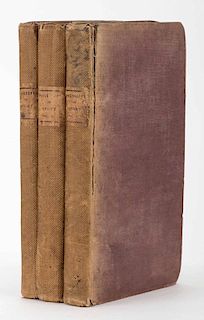 [Paris, John Ayrton] Philosophy in Sport Made Science in Earnest. London: Longman, Rees, Orme, Brown, and Green, 1827. First edition. Three volumes, c