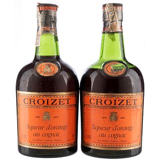 Croizet Orange. Liqueur D' Orange. Cognac. Grance. Piezas: 2.