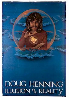 Group of Six Vintage Magic Posters. Including five Lee Jacobs Productions posters (1970s) comprising: Doug Henning, Norm Nielsen, and Professor Miller