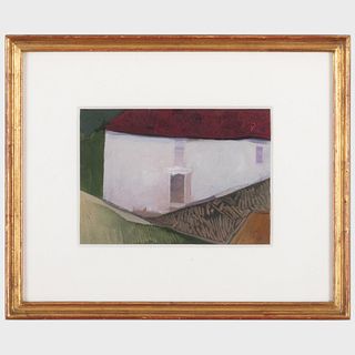 John Funt (b. 1953): House with Red Roof