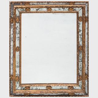 Italian Baroque Style Giltwood Mirror