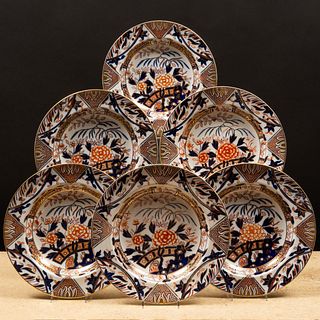 Set of Six Ashworth Ironstone Soup Plates
