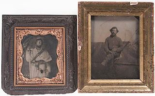 Civil War Ambrotype & Tintypes of Unidentified Soldiers 