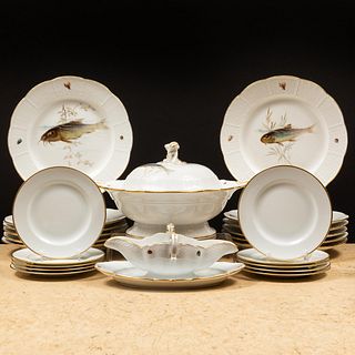 Meissen Porcelain Fish Service