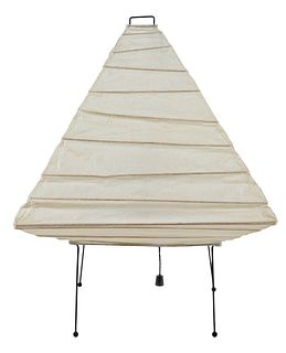 Isamu Noguchi Akari Pyramid Form Paper Table Lamp