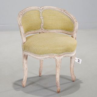 Antique Louis XV style fauteuil de bureau