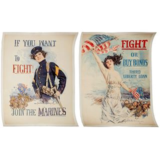 Howard Chandler Christy, (2) original WWI posters