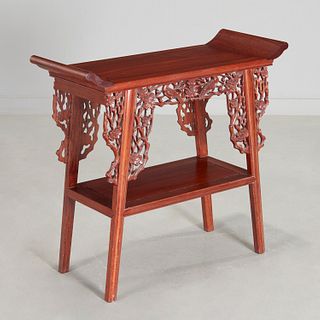George Zee, Chinese carved wood altar table