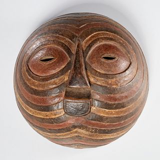 Luba People, carved wood mask