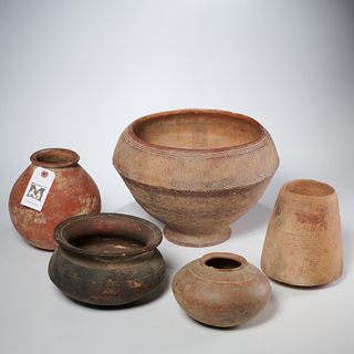 Group African pottery, incl. Djenne & Kuba