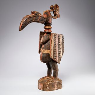 Baga Peoples, carved bird figure