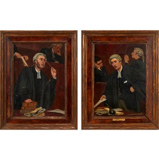 Thomas Davidson, pair of paintings