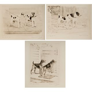 Marguerite Kirmse, (3) etchings