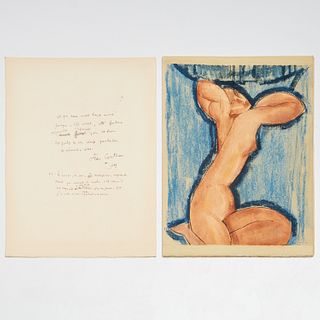 Modigliani, (15) Jacomet lithographs, 1960