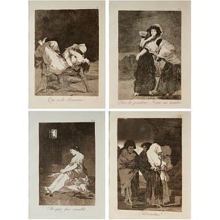 Francisco de Goya, (4) Los Caprichos etchings