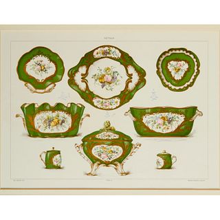 La Porcelaine Tendre de Sevres, lithograph