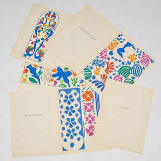 Henri Matisse, (14) lithographs, 1958
