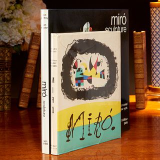 Joan Miro, (2) vols. with original lithographs