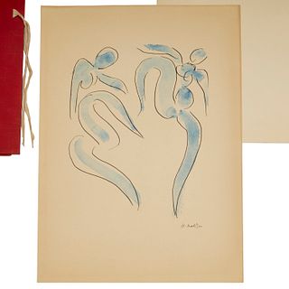 Henri Matisse, lithograph with pochoir, 1959
