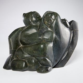 Canadian Inuit carved stone sculpture