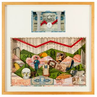 Tracy W. Hambly, collage assemblage, 1990