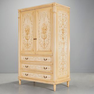 Decorator custom Louis XVI style armoire