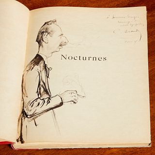 C. Leandre, Nocturnes, 1896, w/ signed drawing