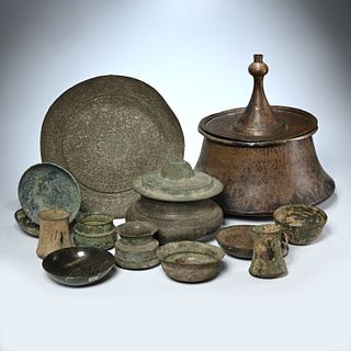 Antique Islamic and Persian metalware collection