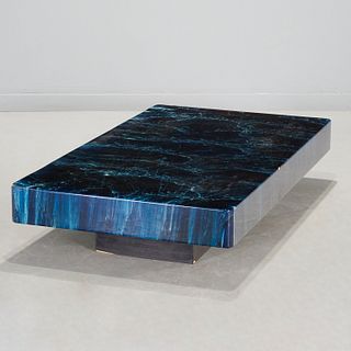 Willy Rizzo (attrib) lacquered coffee table