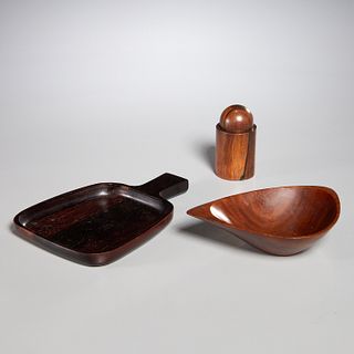 Mid-Century Modern woodenware group