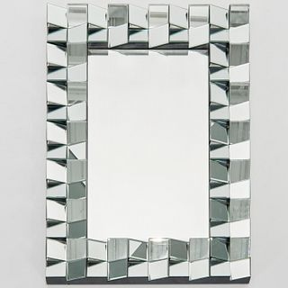 Neal Small inspired faceted wall mirror