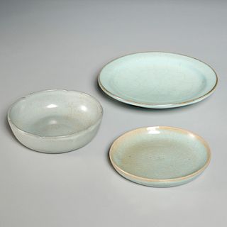 (3) Song style celadon glazed dishes