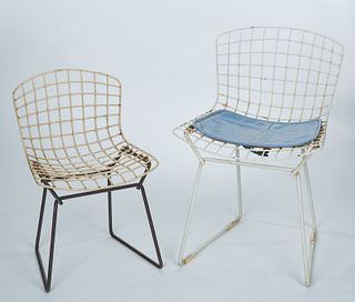 PAIR OF BERTOIA MCM CHILDREN'S CHAIRS FOR KNOLL