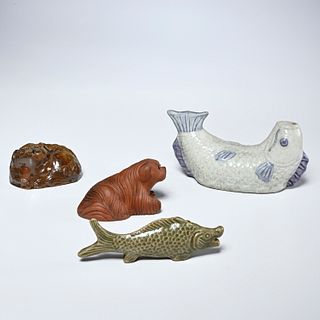 (4) Chinese & Japanese animal water droppers