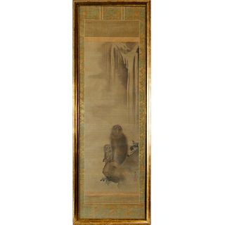 Mori Sosen (manner), Monkey scroll painting